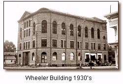 The Wheeler Opera House Building in 1930's